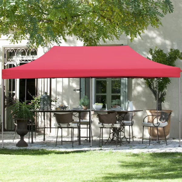 Сгъваема градинска шатра 3×6м – голямо покритие, стабилна конструкция и водоустойчив плат