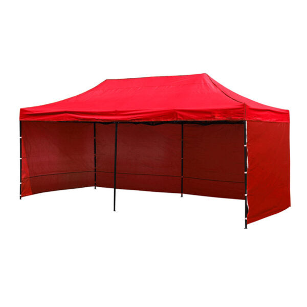 Сгъваема градинска шатра 3×6м – голямо покритие, стабилна конструкция и водоустойчив плат