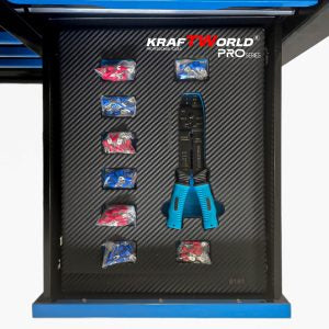 Професионален шкаф с инструменти KraftWorld PRO Series – 12 чекмеджета, 501 части, Soft Close