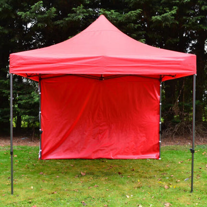 Червена Сгъваема Градинска Шатра 3×3м тип Хармоника – стабилна, водоустойчива и лесна за разпъване