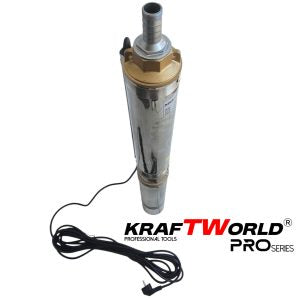 Сондажна помпа KraftWorld PRO 1100W, 72м, 50L/min с турбинна система