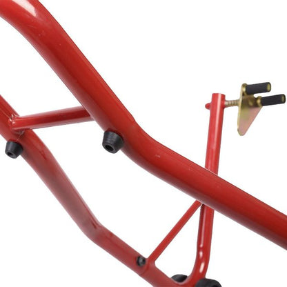 Предна и задна стойка за мотор KraftWorld – двойни колела, регулируема широчина