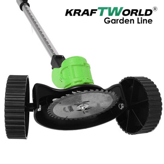 Акумулаторен Тример KraftWorld – Косачка за Трева с 2бр Батерия и Зарядно