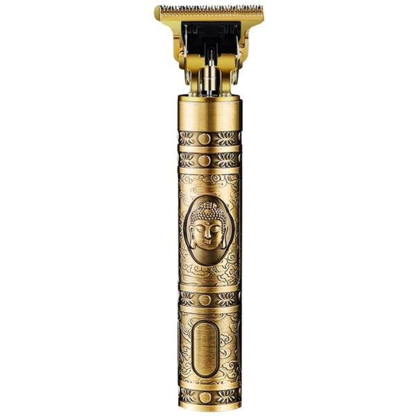 Тример за подстригване и оформяне – акумулаторна машинка с титаниево острие и ретро корпус