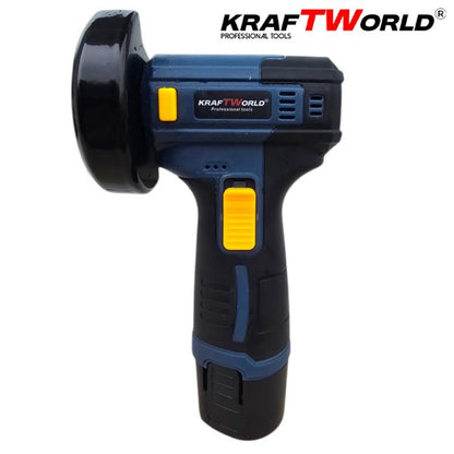 KraftWorld винтоверт + ъглошлайф 76мм комплект 18V 2Ah акумулаторни инструменти