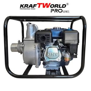 Четиритактова Бензинова Водна Помпа 2″ KraftWorld KW-2834, 7.5HP, 36m³/h, 196cc